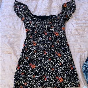 Off the shoulder floral dress